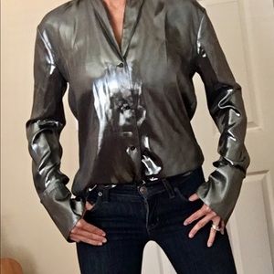 Paige Metallic Blouse